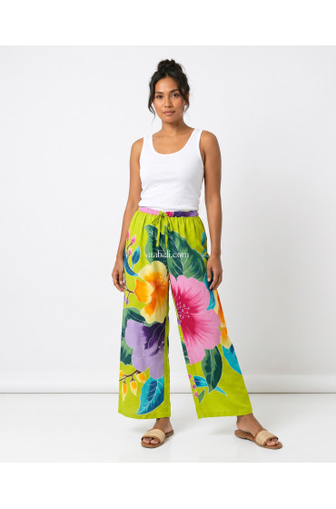 Hand Painted Rayon Pants Hand Painted Rayon Pants